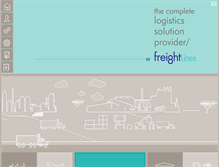 Tablet Screenshot of freightlines.co.in